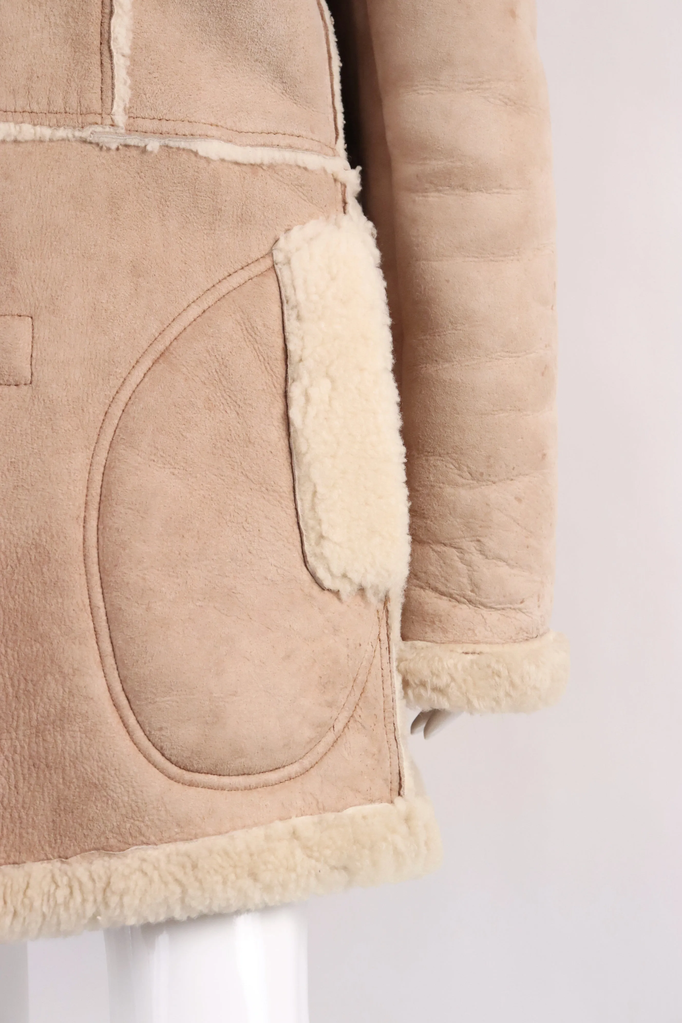 1970s Retro Shearling Sheepskin Jacket