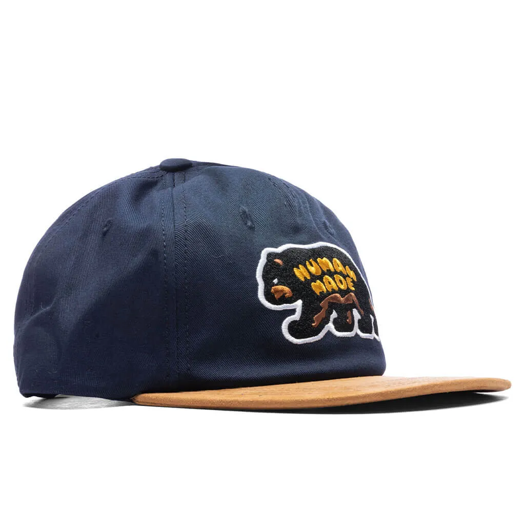 Navy 5 Panel Twill Cap #2