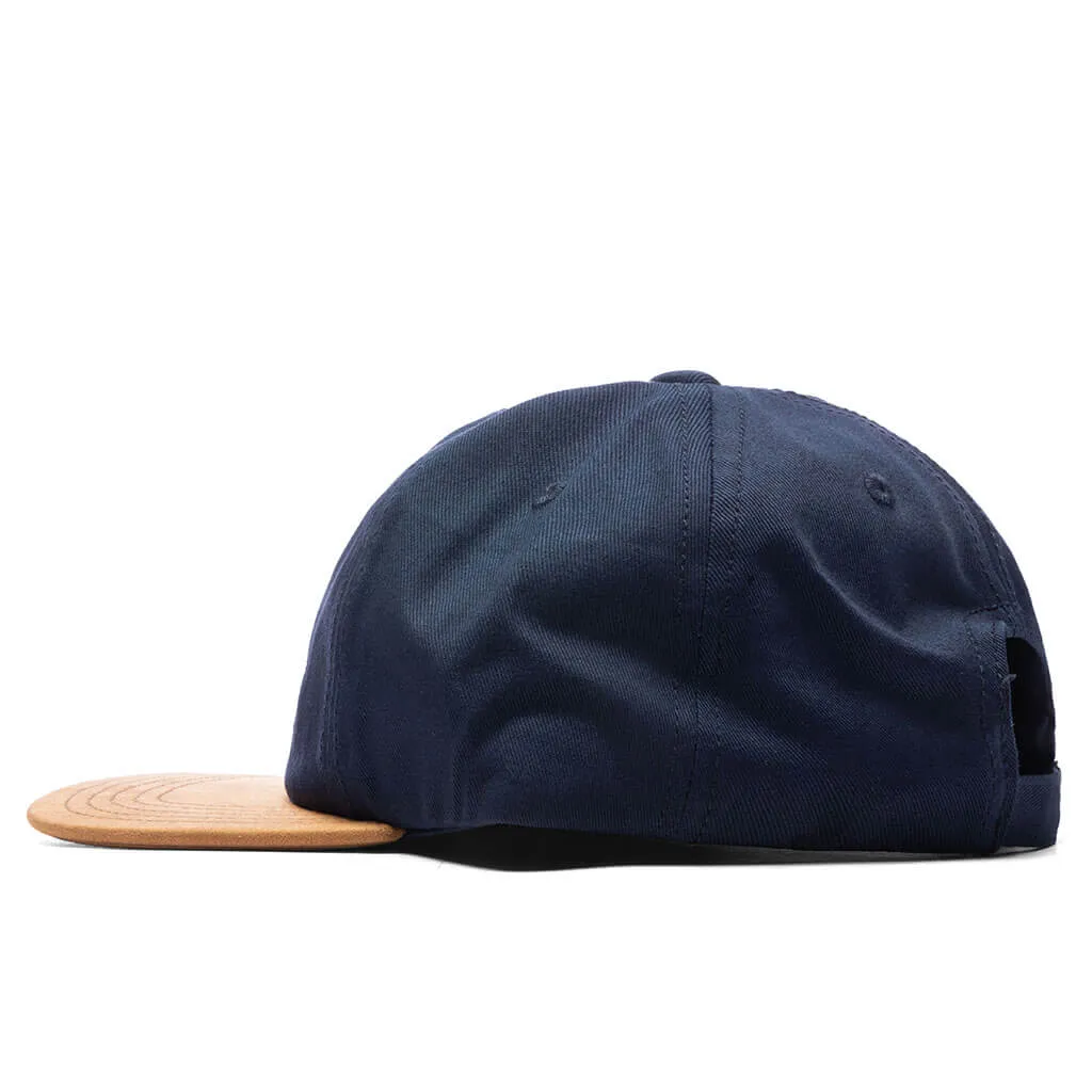 Navy 5 Panel Twill Cap #2