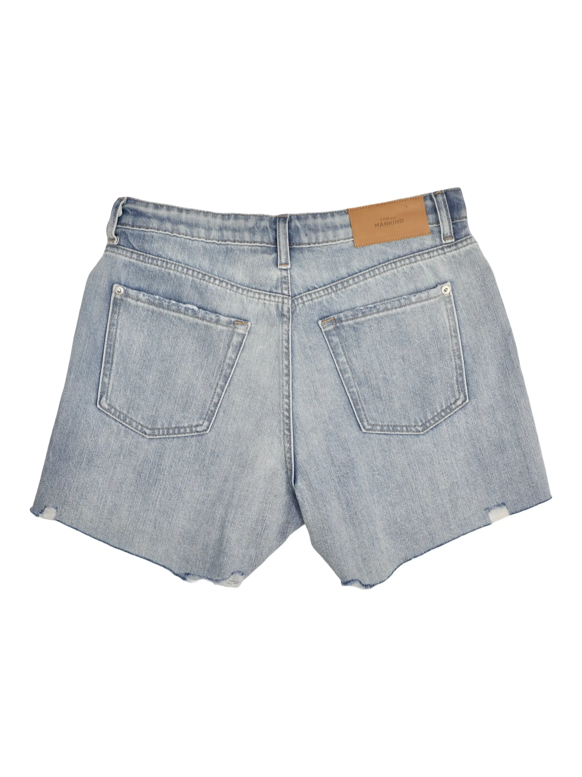 7 For All Mankind Monroe Long Shorts in Time Off - Result: 7 For All Mankind Women's Monroe Long Denim Shorts (Time Off)