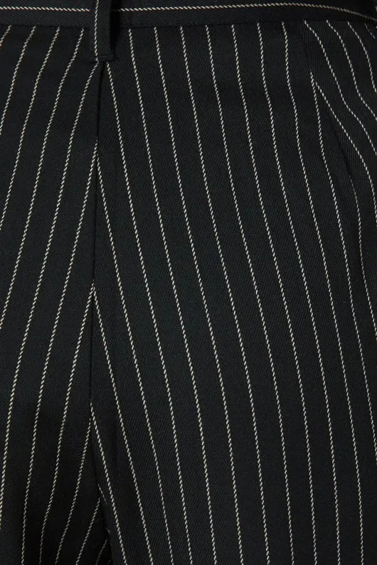 Women's Pinstripe Trousers Long