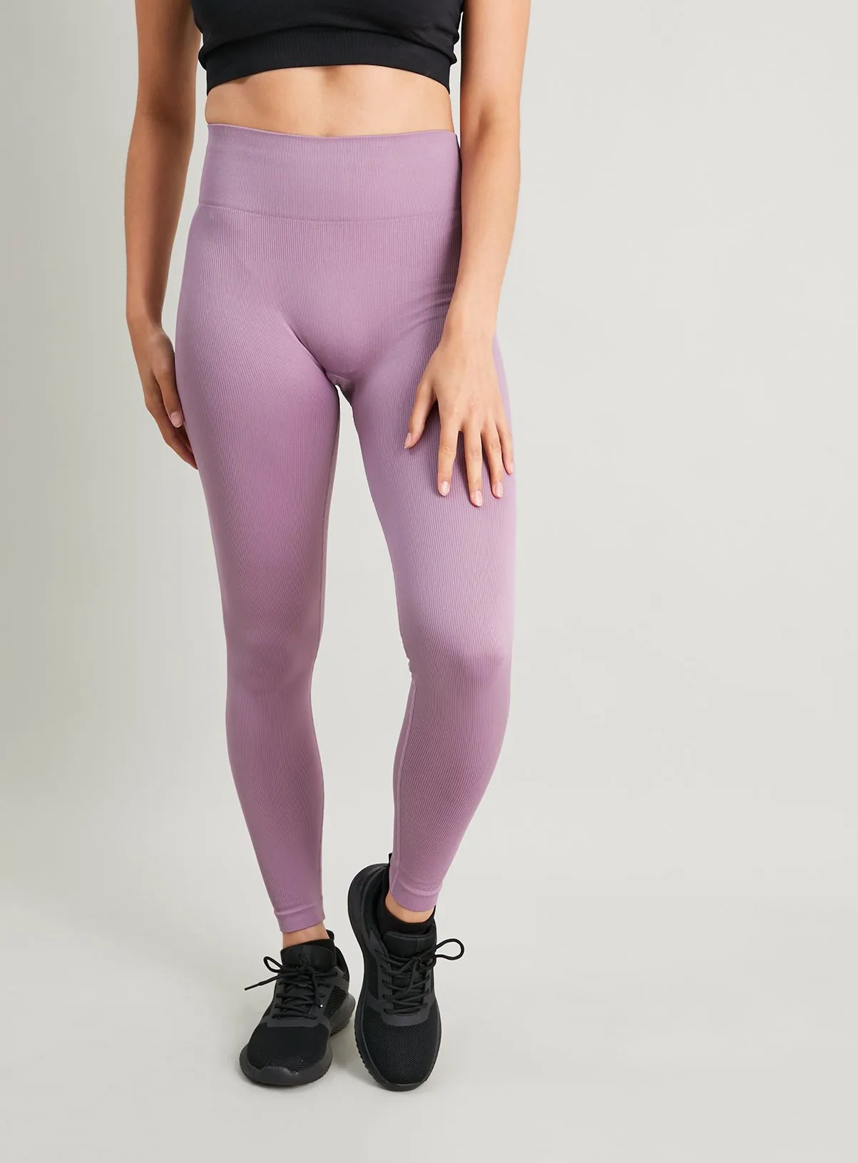 Active Heather Pink Leggings - Seamfree, Size S | Shop Now