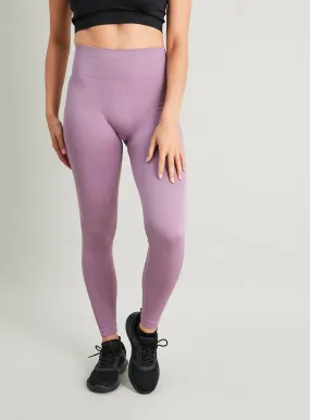 Active Heather Pink Leggings - Seamfree, Size S | Shop Now