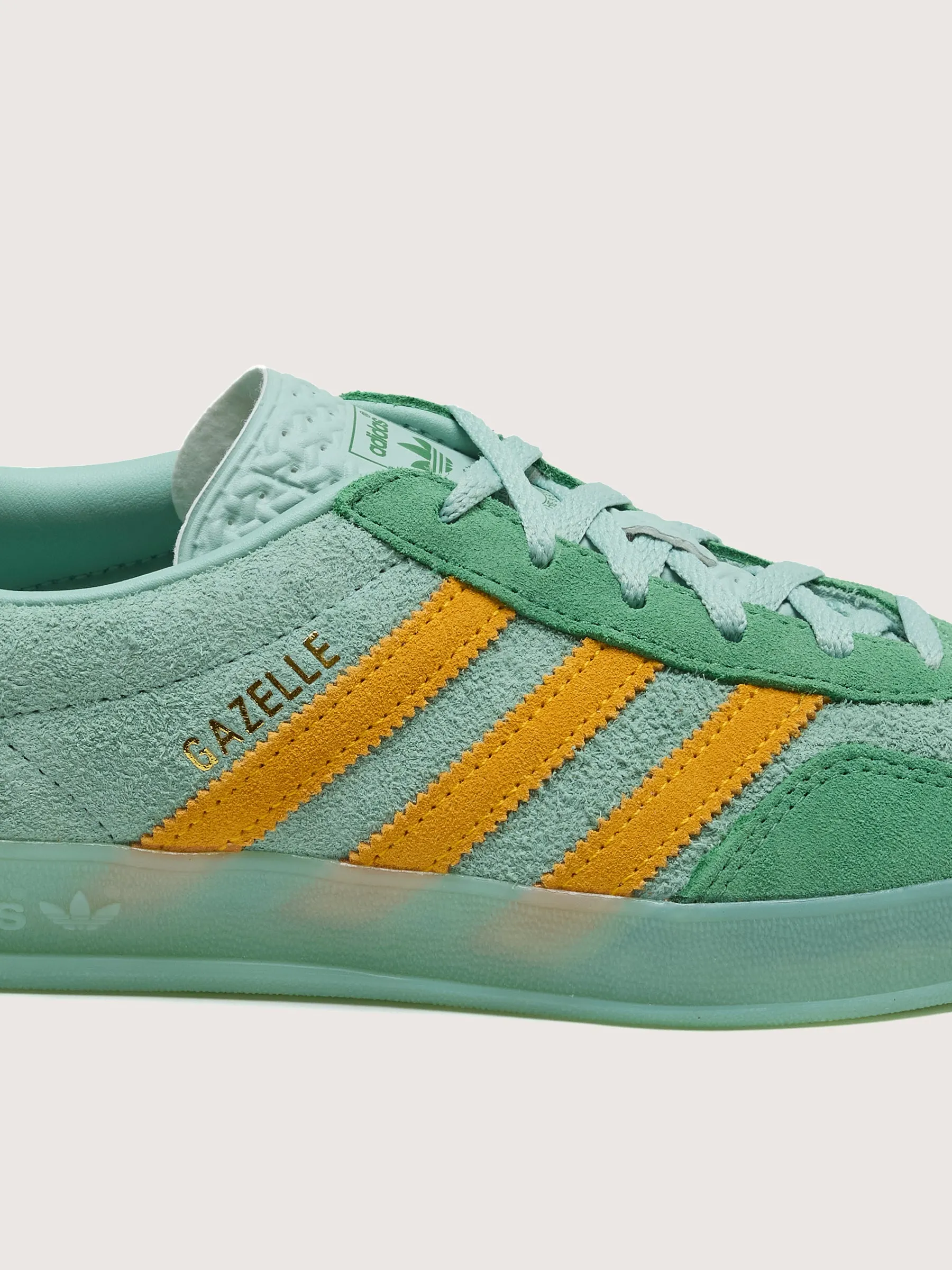 Adidas Gazelle Indoor Lime Women's Shoes - Size 242