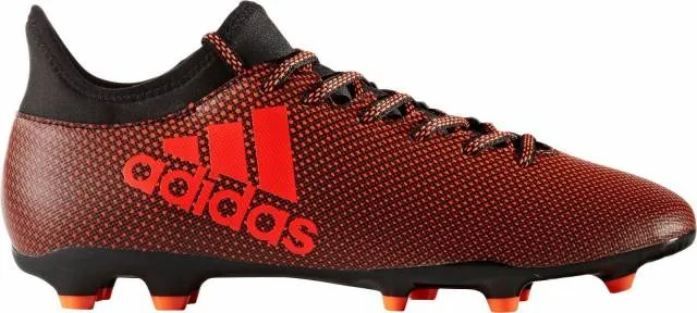 Adidas Men's X 17.4 FG Soccer Shoes S82365 Solar Red/Black Size 8 - 11