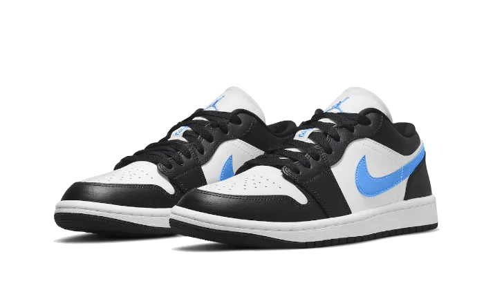 Air Jordan 1 Low Black University Blue - Jordan 1 Low Black University Blue