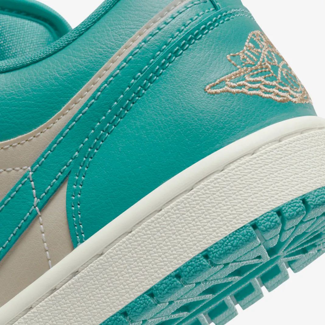 Air Jordan 1 Low Tropical Teal Neutral Beige White DC0774-131