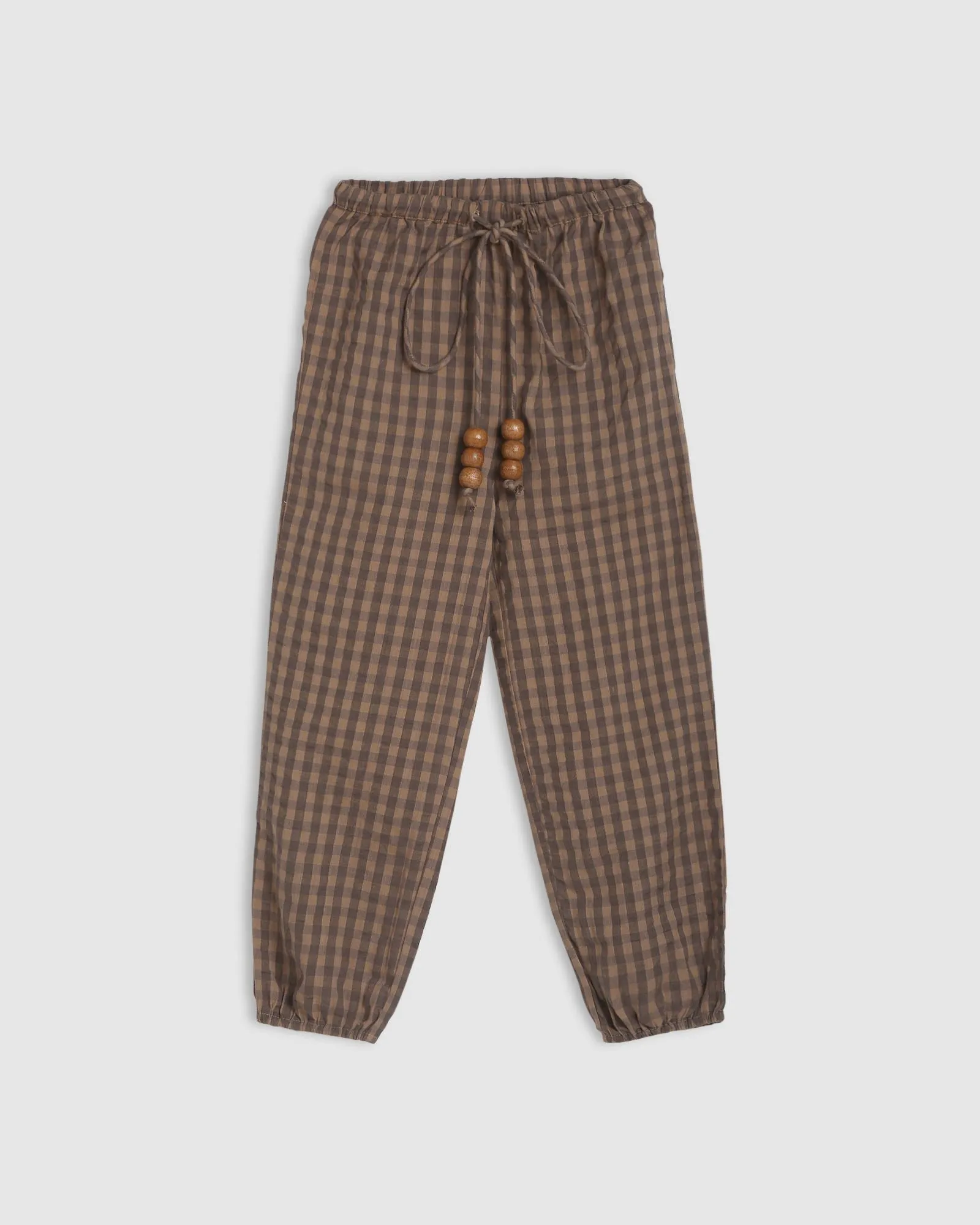 Coffee Gingham Emma Pant by Alex & Ant