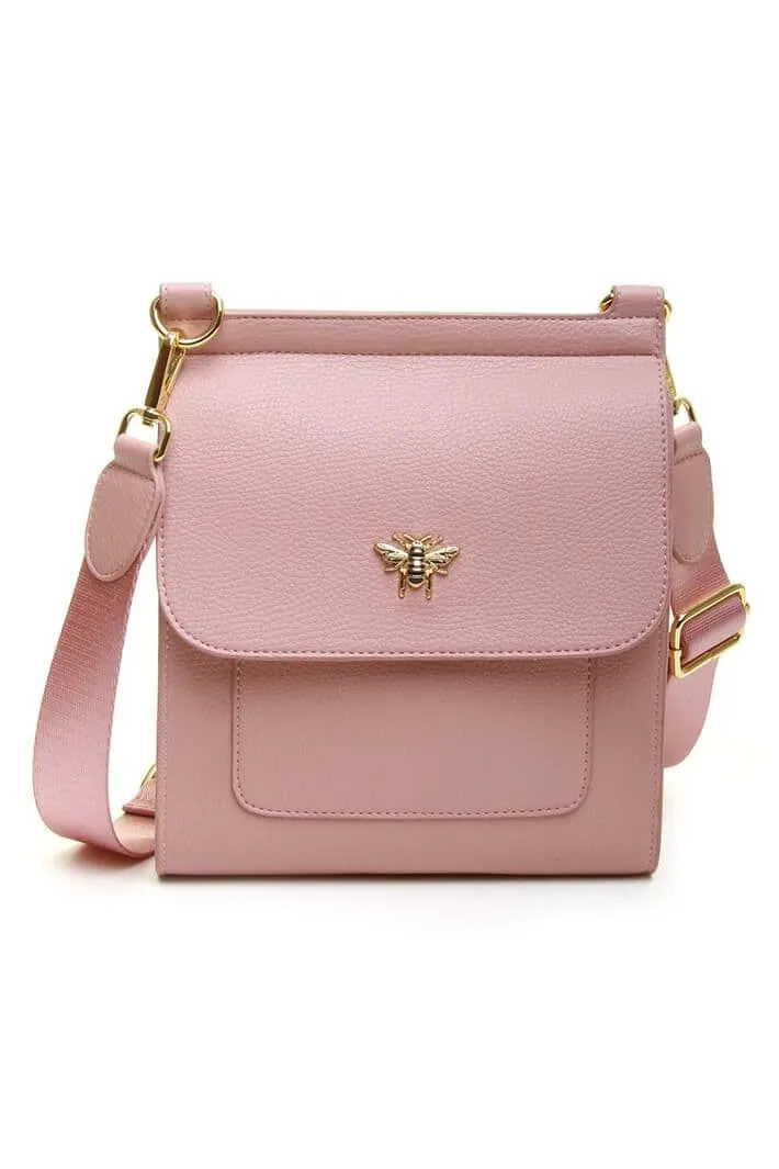 Pink Alice Wheeler Bloomsbury Crossbody Bag