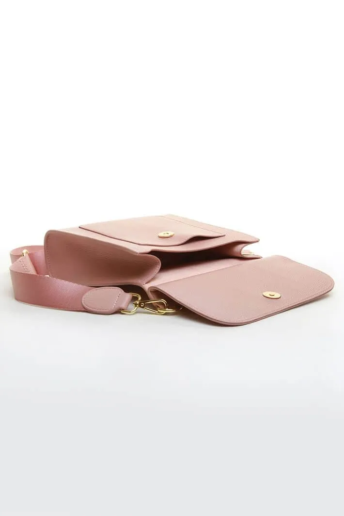 Pink Alice Wheeler Bloomsbury Crossbody Bag