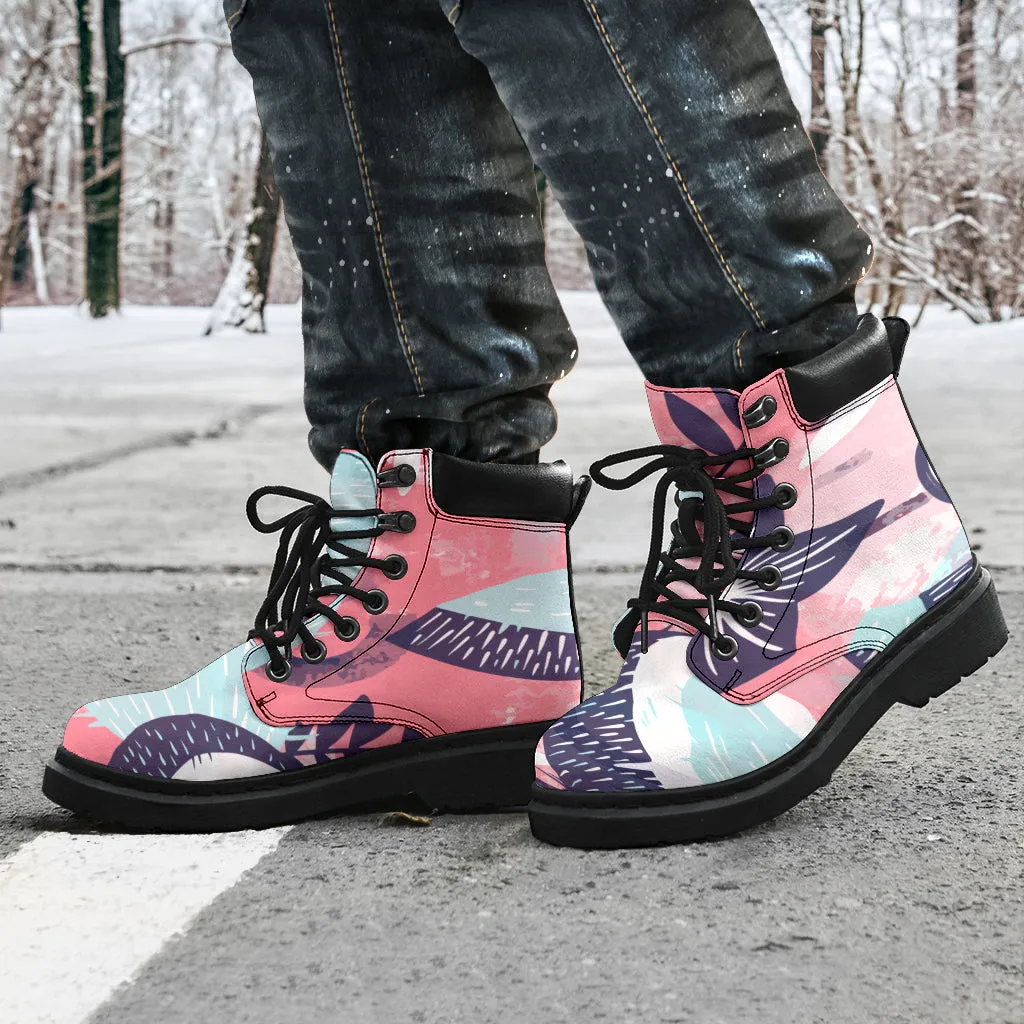 All-Season Pink Coconut Boots