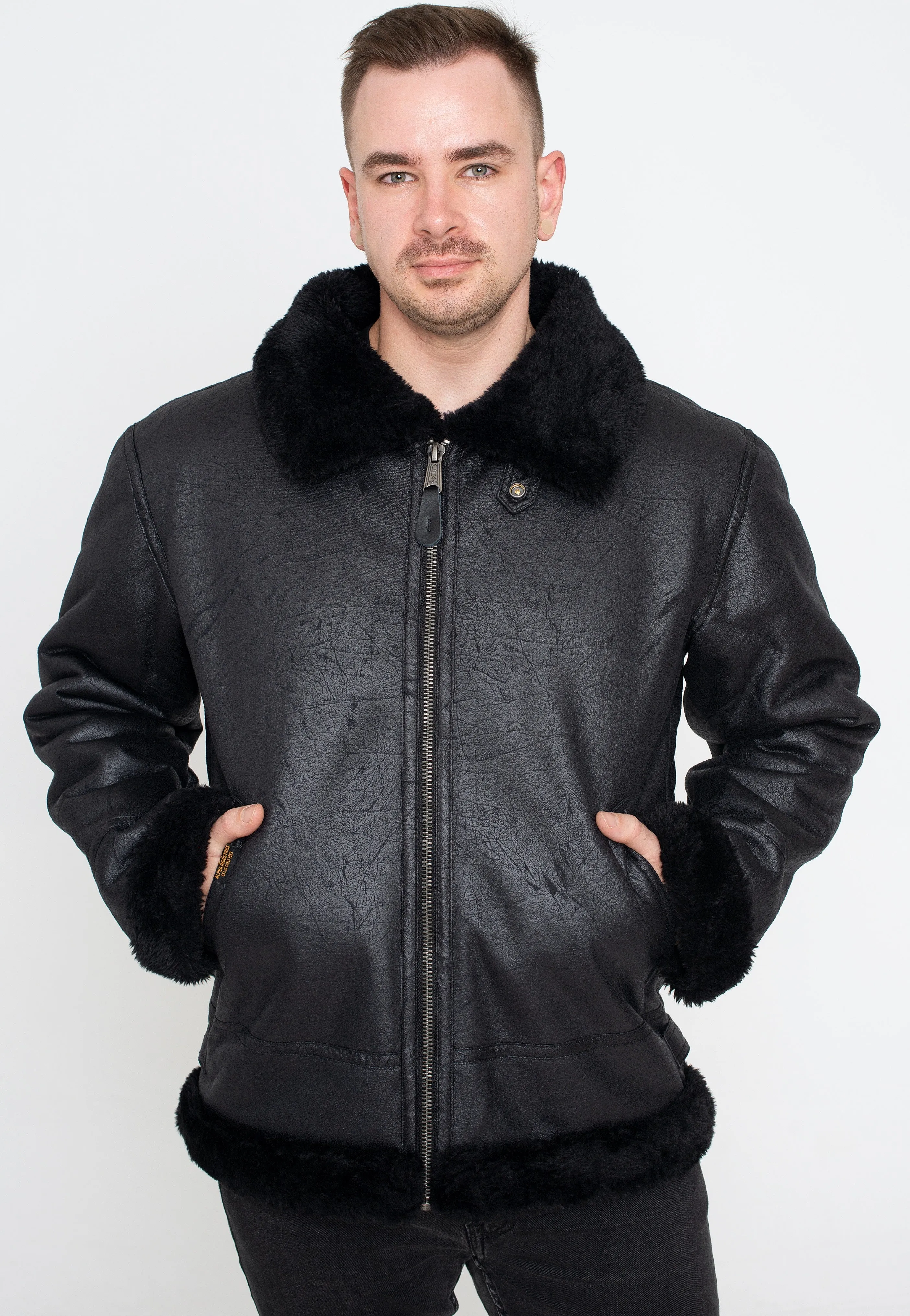 Alpha Industries B3 FL Black Black Jacket