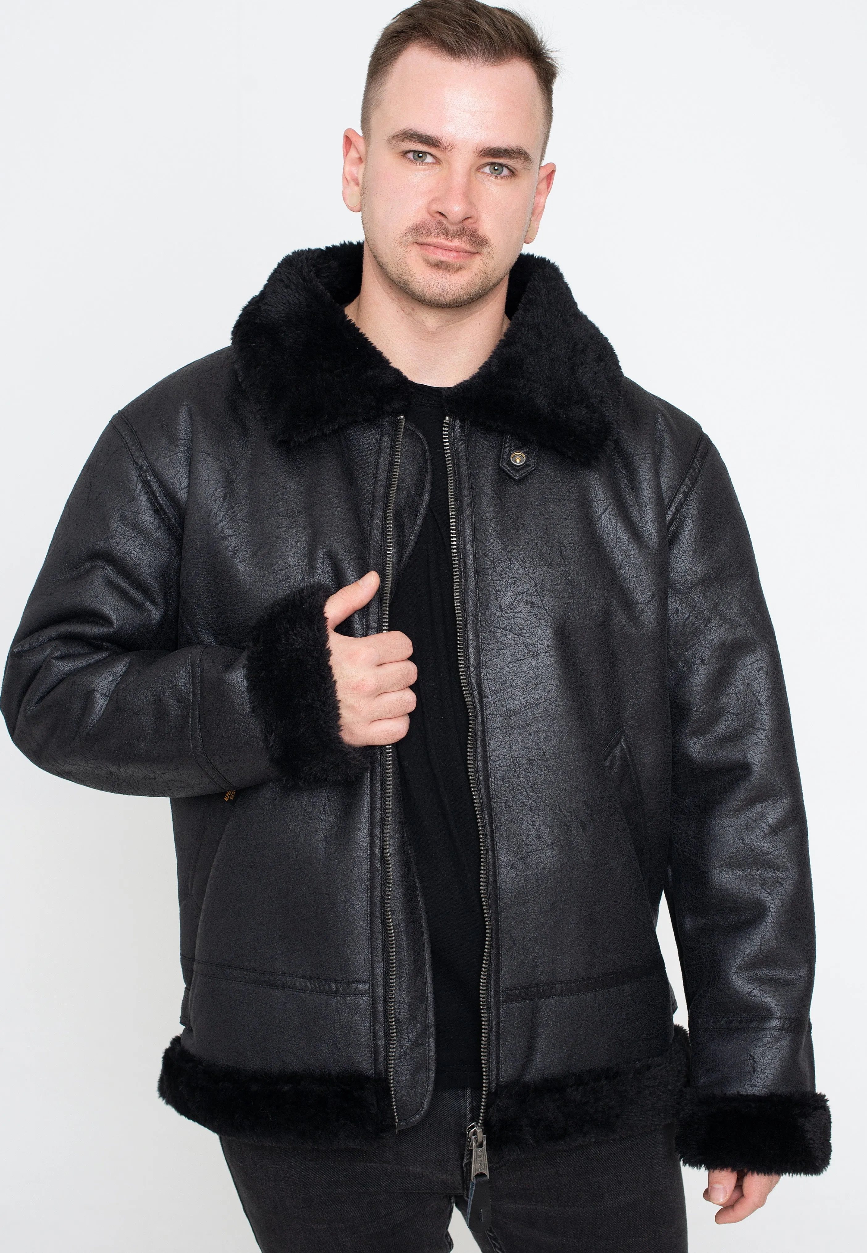 Alpha Industries B3 FL Black Black Jacket