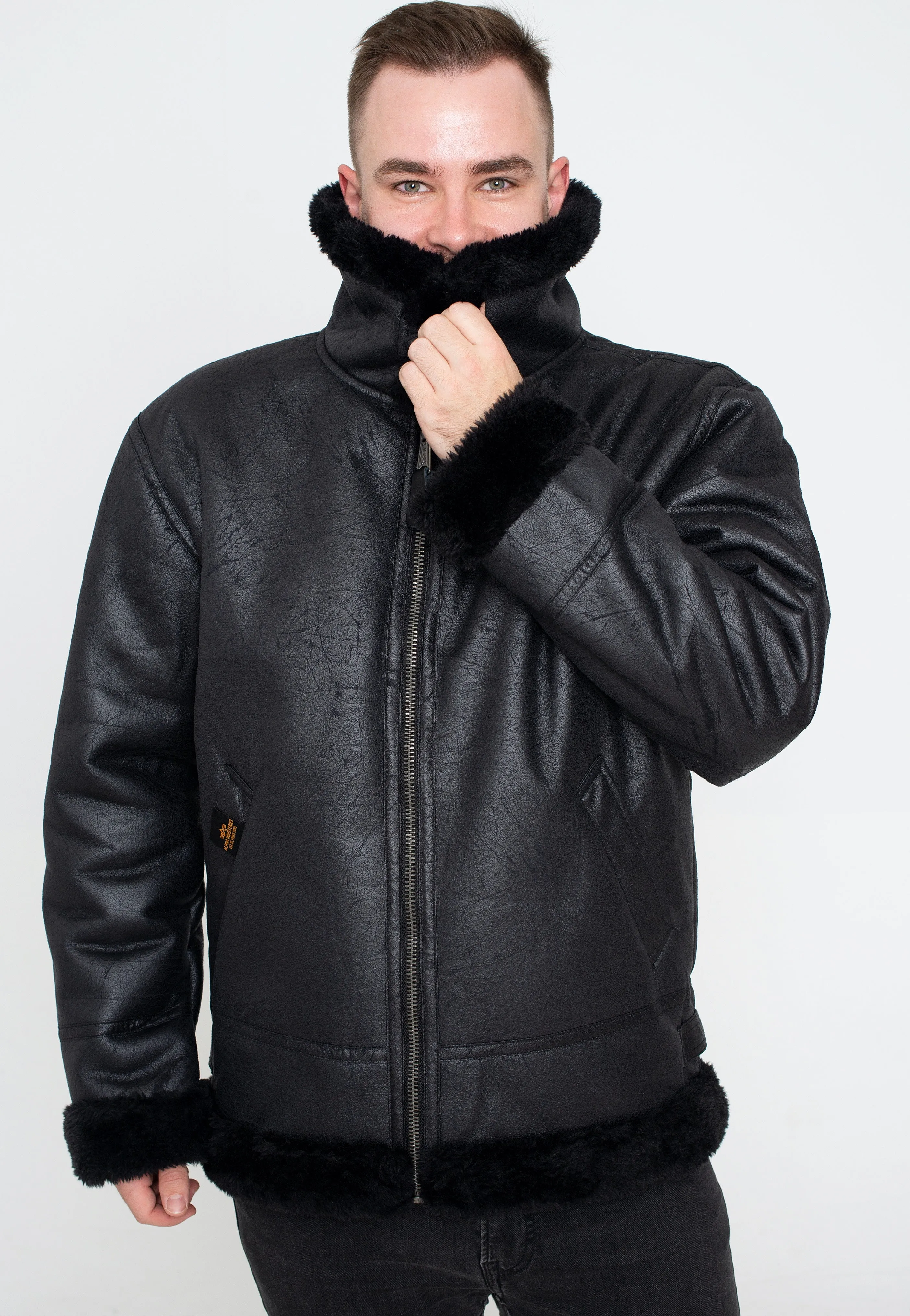 Alpha Industries B3 FL Black Black Jacket