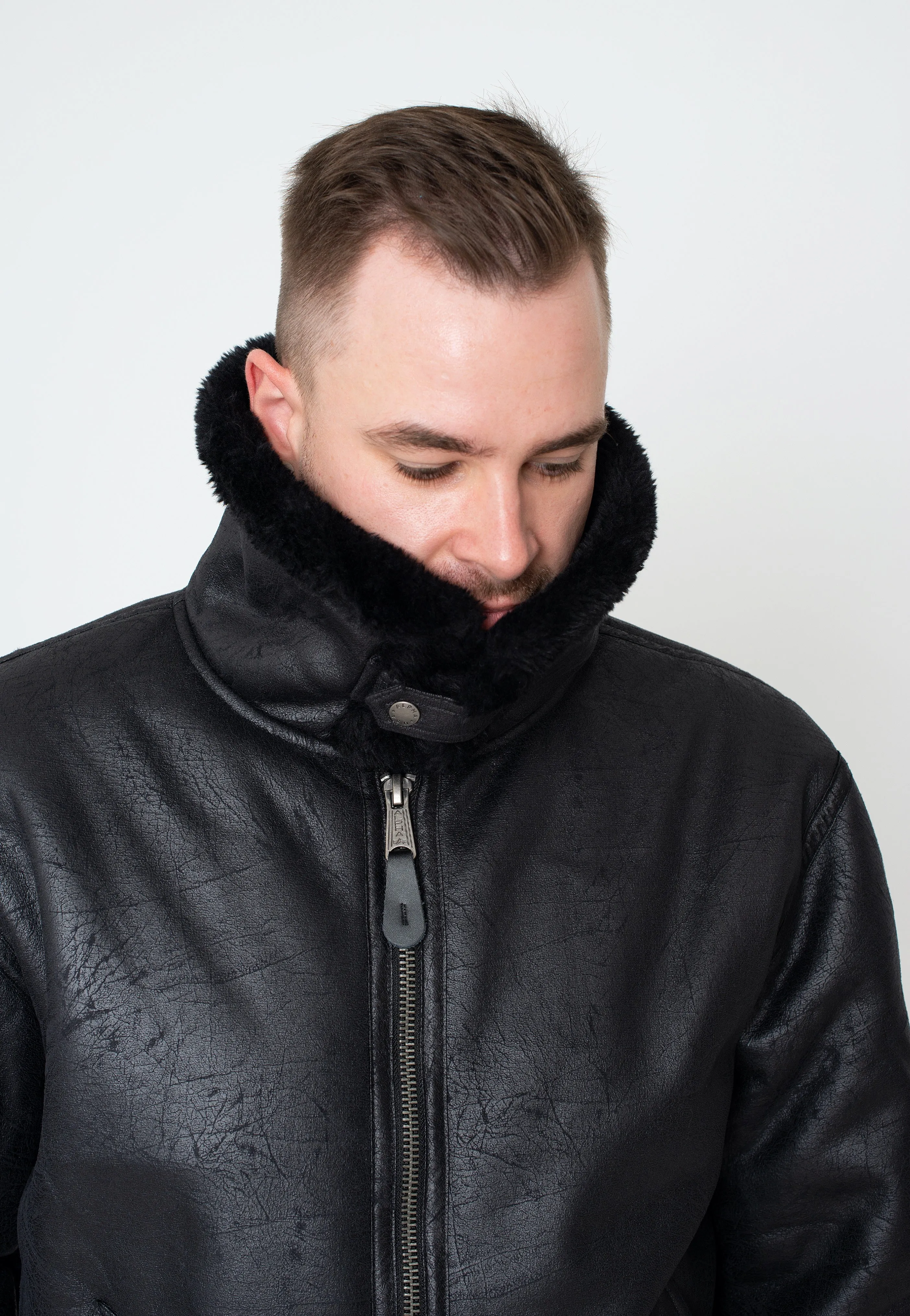 Alpha Industries B3 FL Black Black Jacket