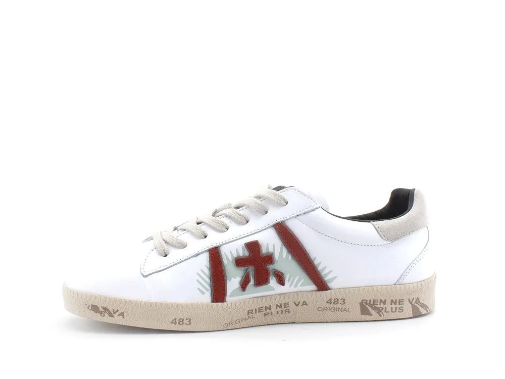 Andy Retro White Leather Sneakers - PREMIATA 5424