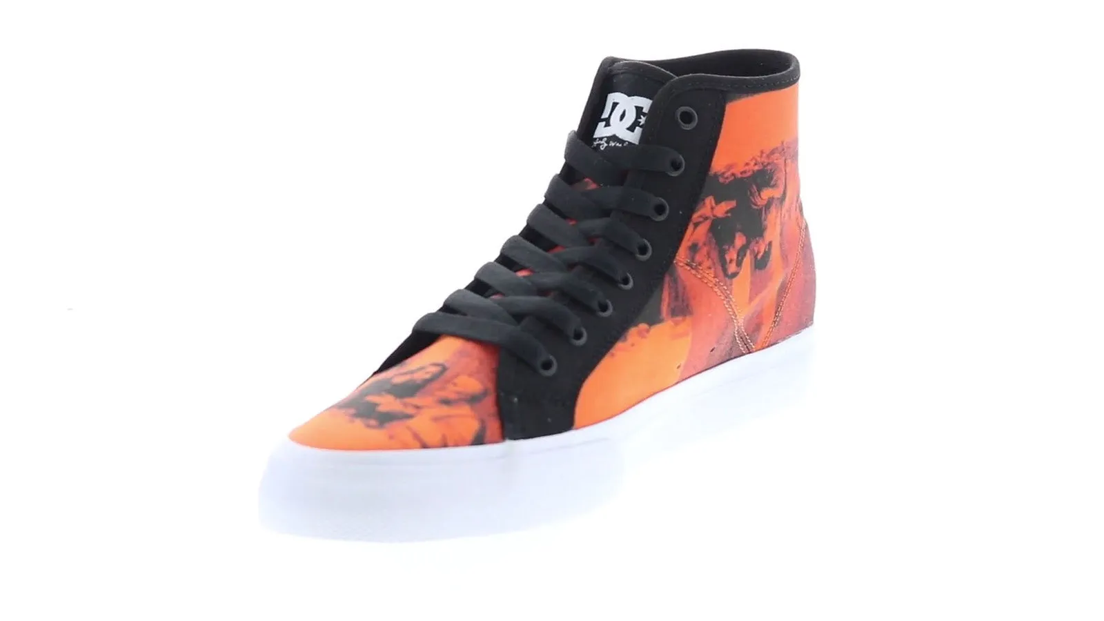 Andy Warhol x DC Shoes Men's Black Collaboration Sneakers - Style HI ADYS300712-LRT