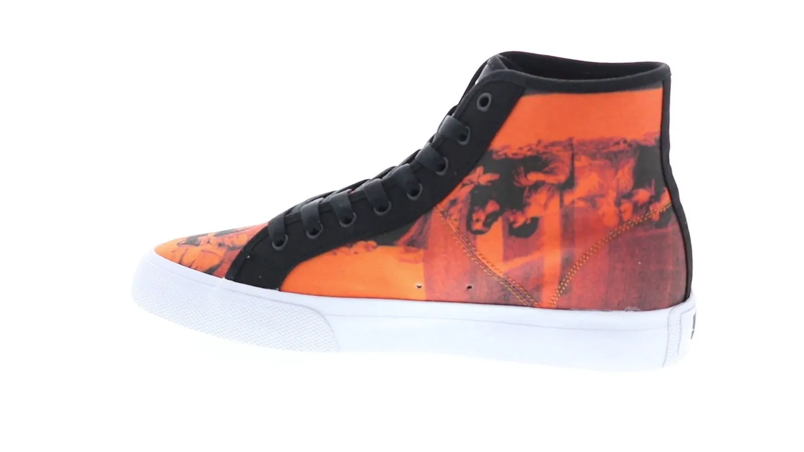 Andy Warhol x DC Shoes Men's Black Collaboration Sneakers - Style HI ADYS300712-LRT