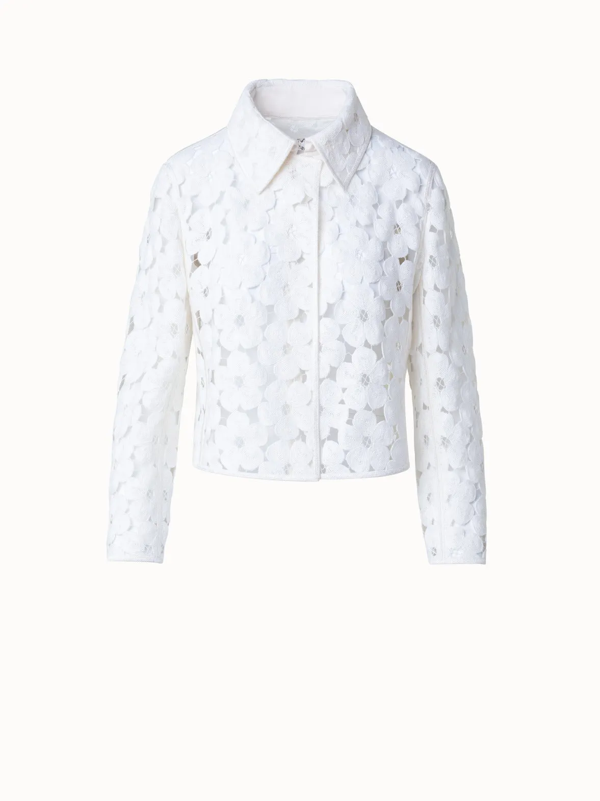 Anemone Embroidered Short Jacket - Shop Now.