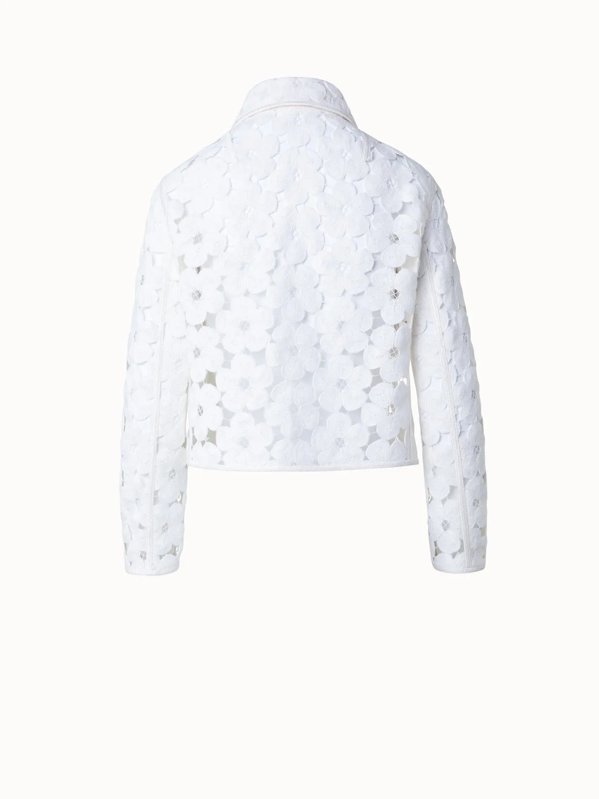 Anemone Embroidered Short Jacket - Shop Now.