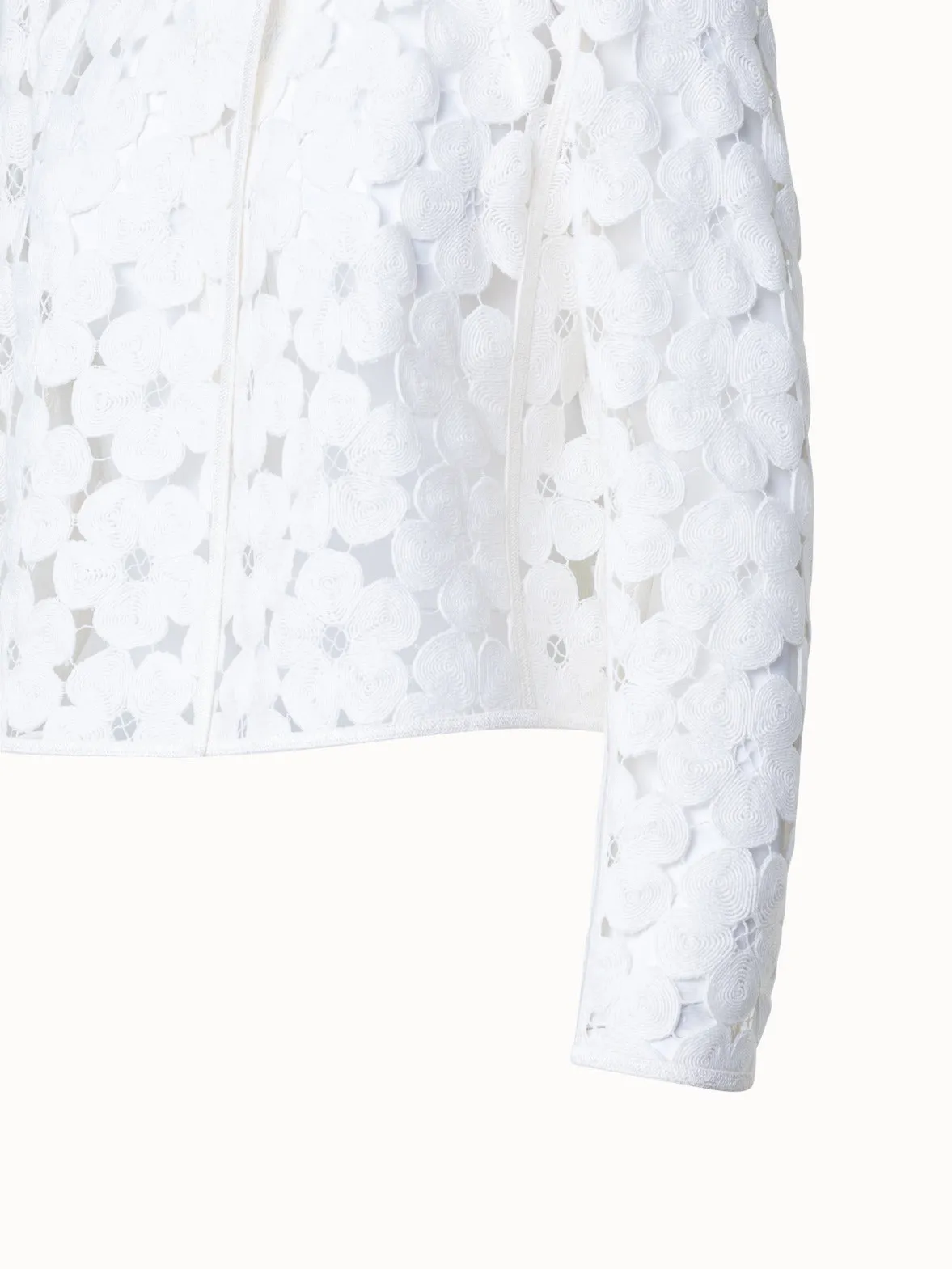 Anemone Embroidered Short Jacket - Shop Now.