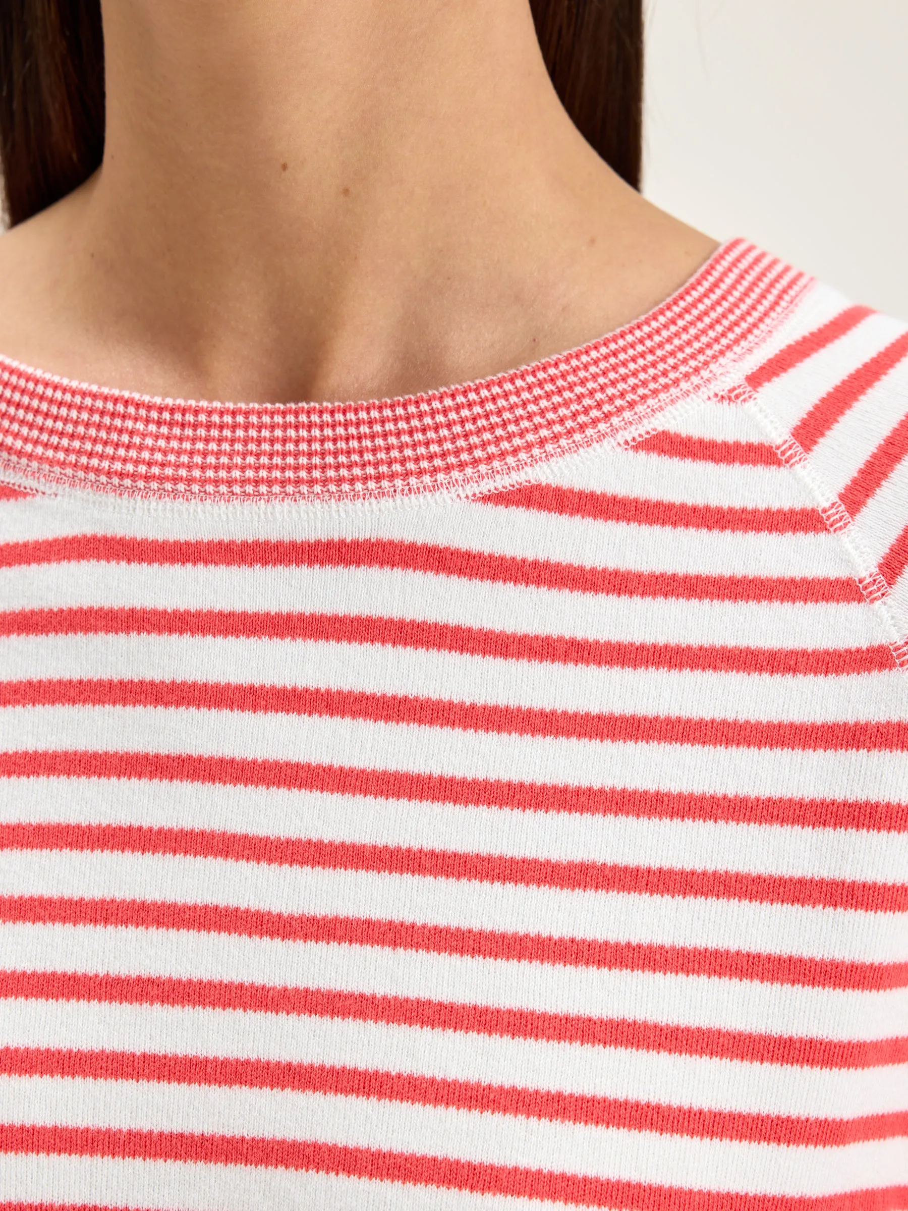 Anglet Sweater 242 White Stripe - Stylish and Trendy!