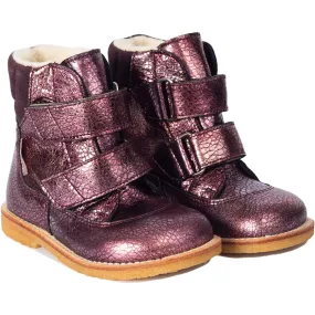 Angulus Sunset Dusty Aubergine Tex Boot Velcro Closure