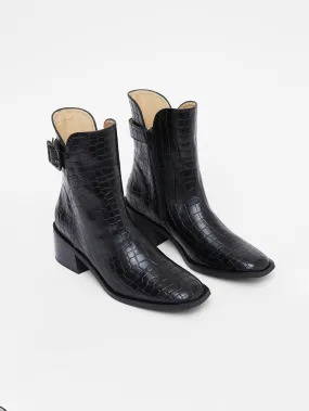 Ankle Boots featuring Crocodile Pattern For Women