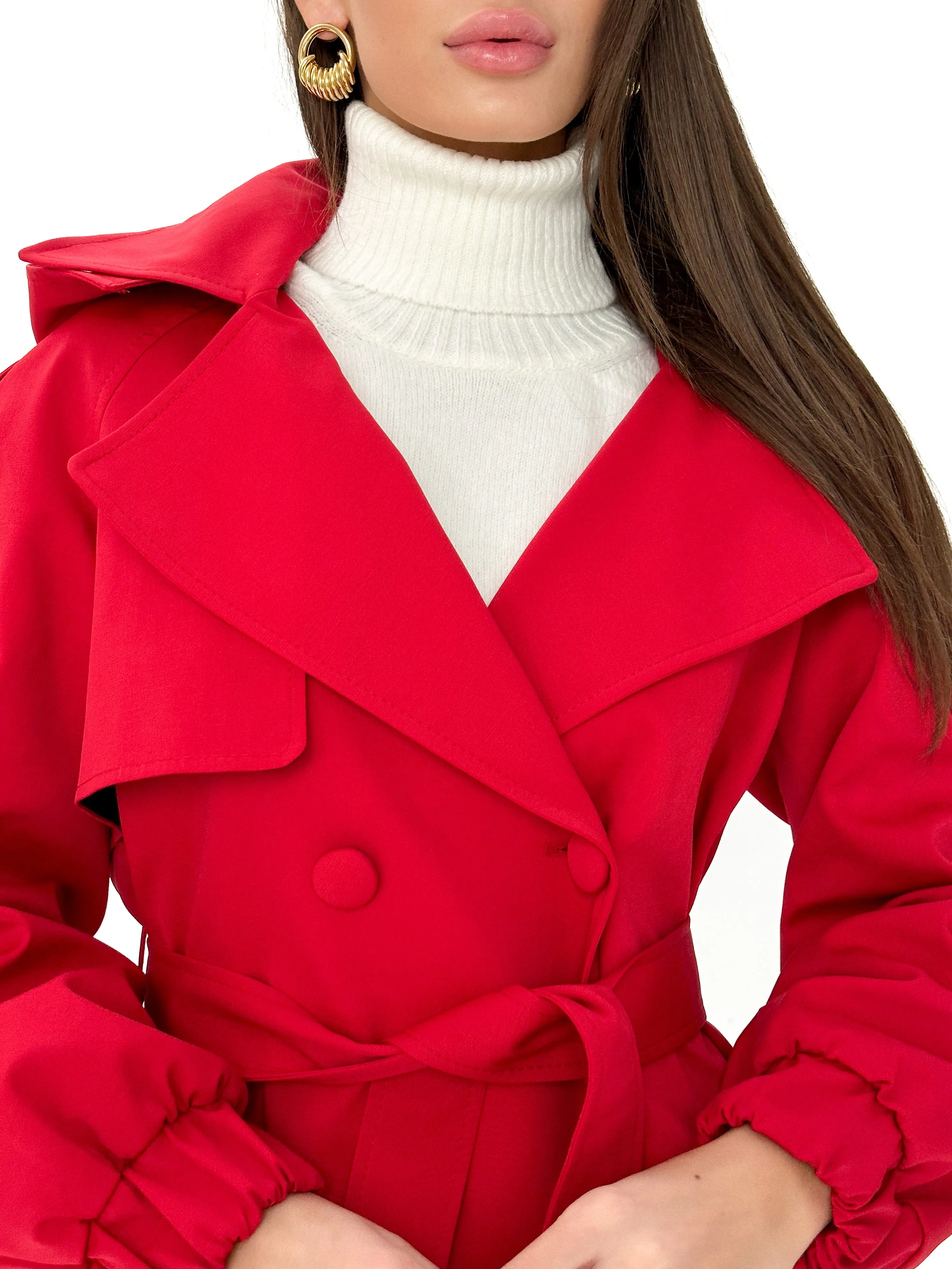 Ariana Hooded Trench Coat - Women's Outerwear