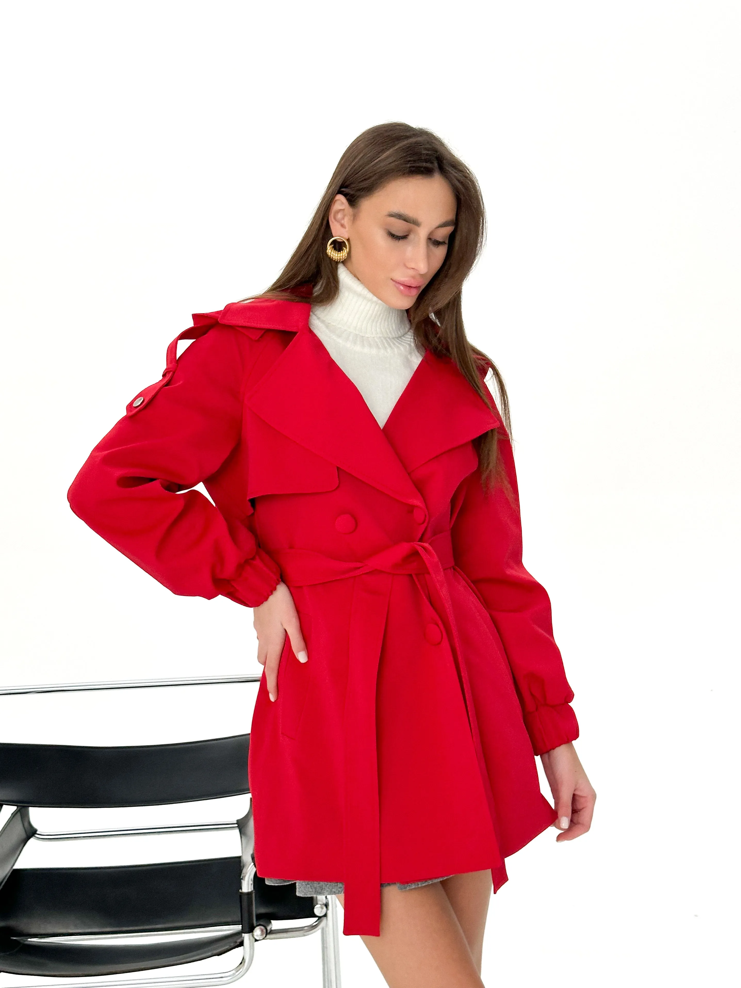 Ariana Hooded Trench Coat - Women's Outerwear