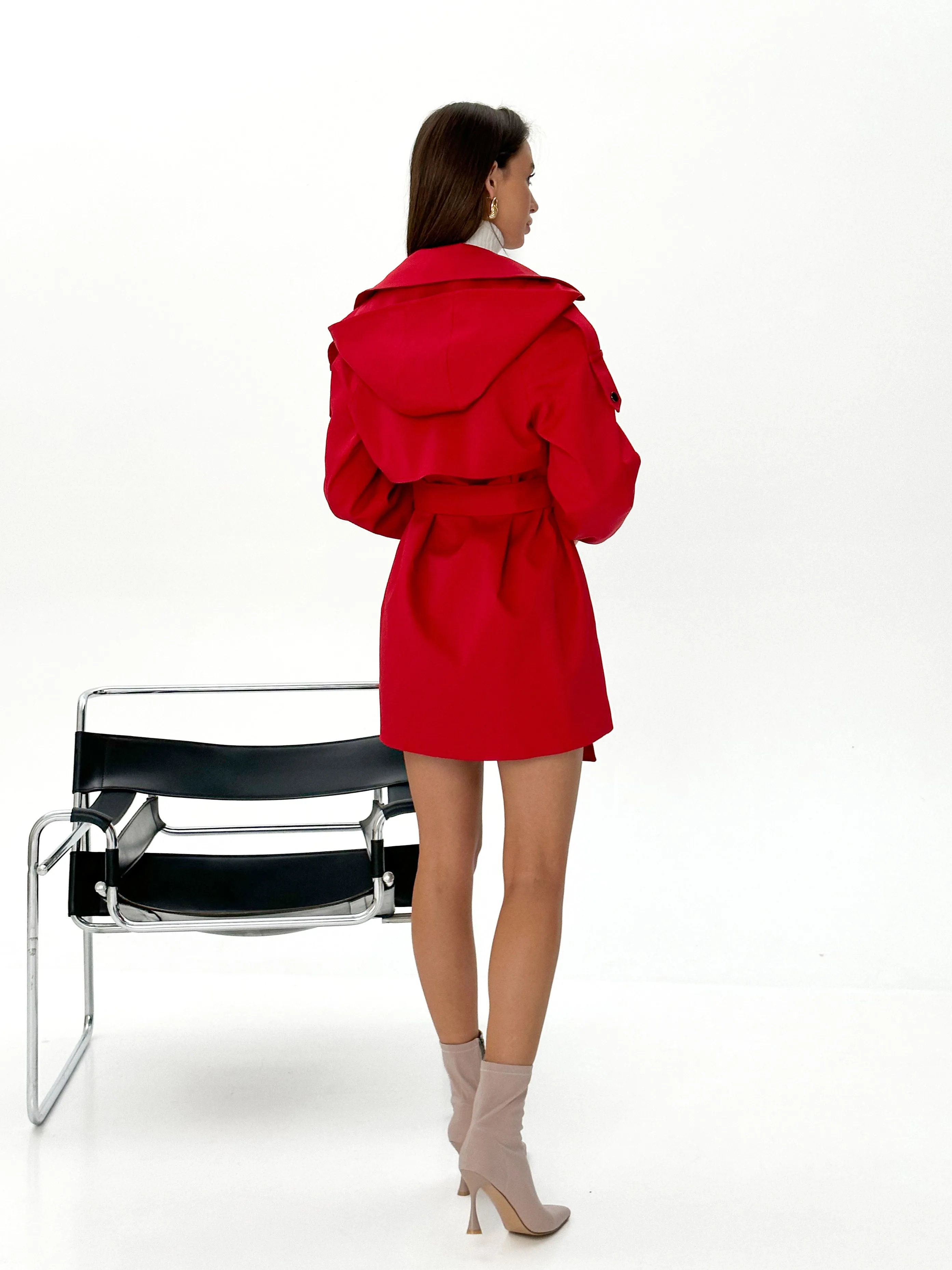 Ariana Hooded Trench Coat - Women's Outerwear