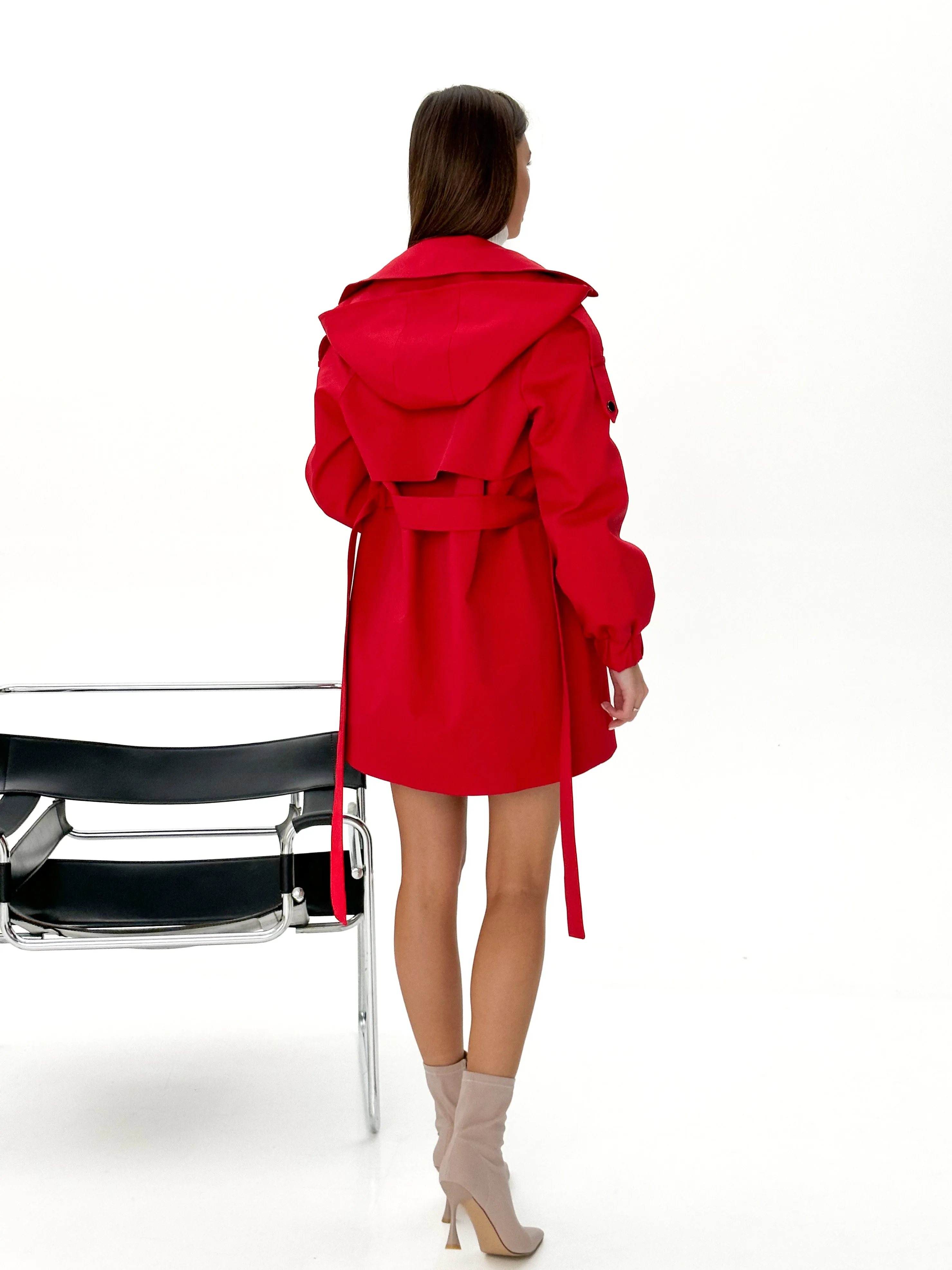 Ariana Hooded Trench Coat - Women's Outerwear