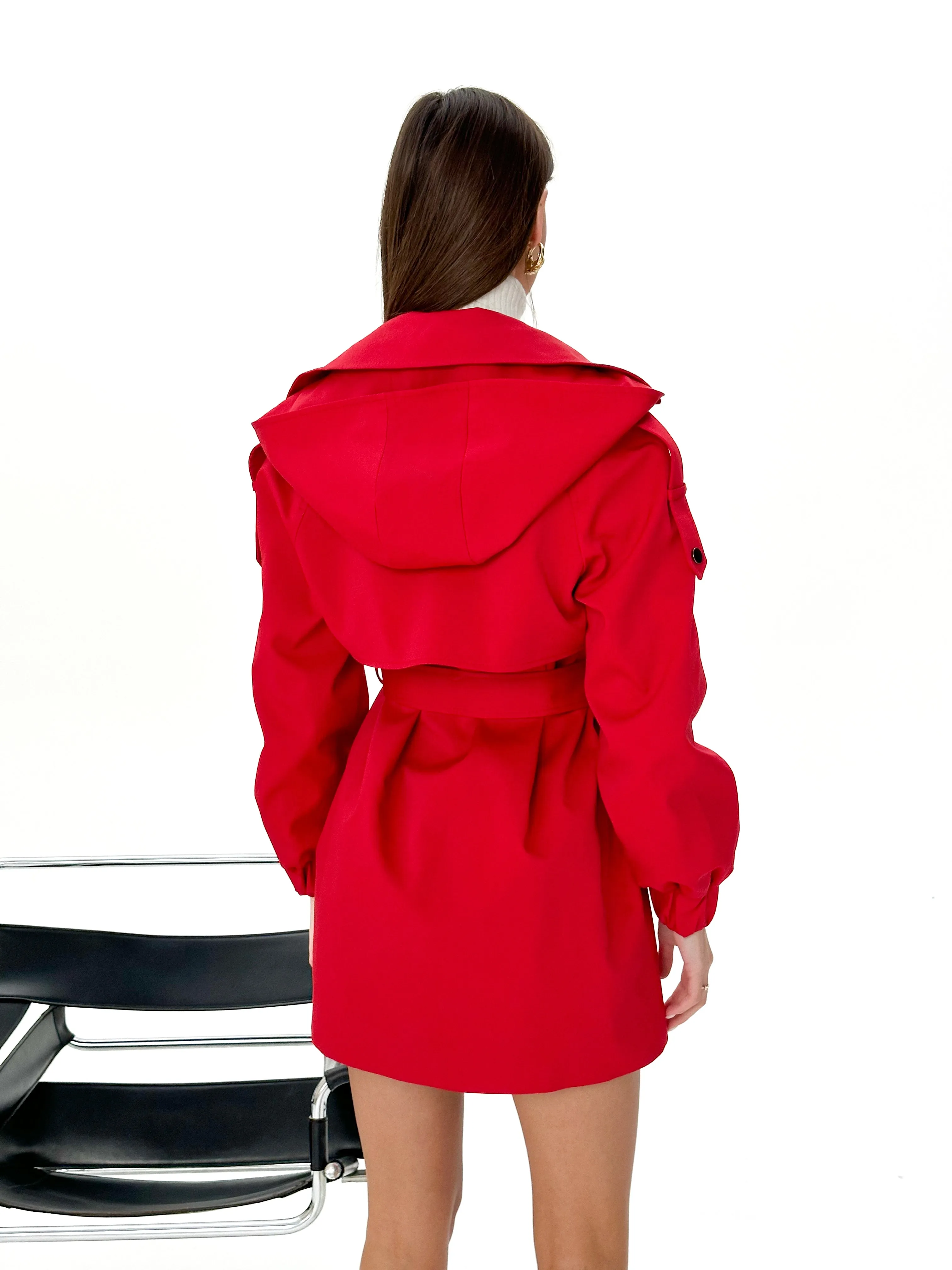 Ariana Hooded Trench Coat - Women's Outerwear