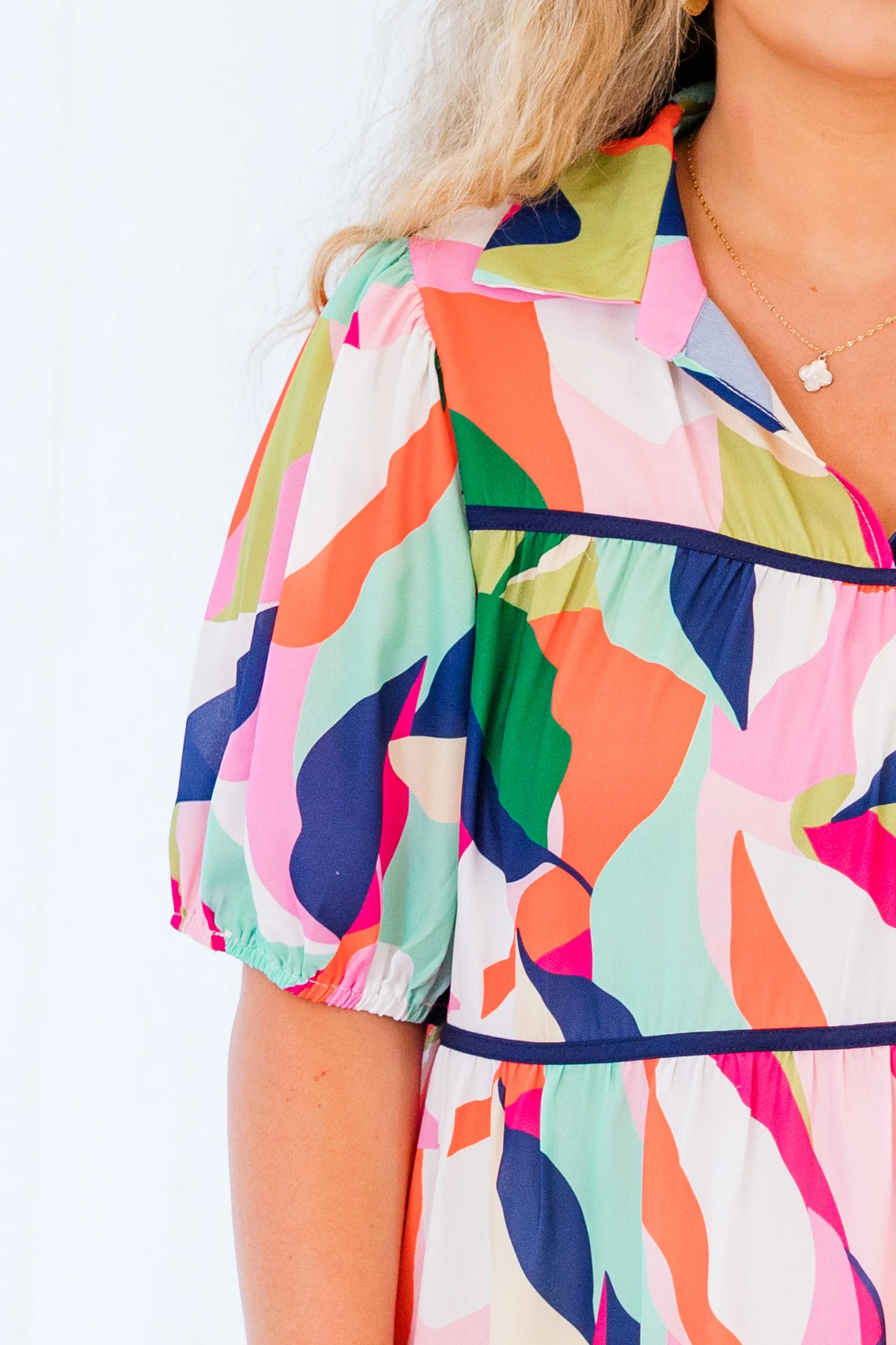 Art Pop Mini Dress, Multicolored.