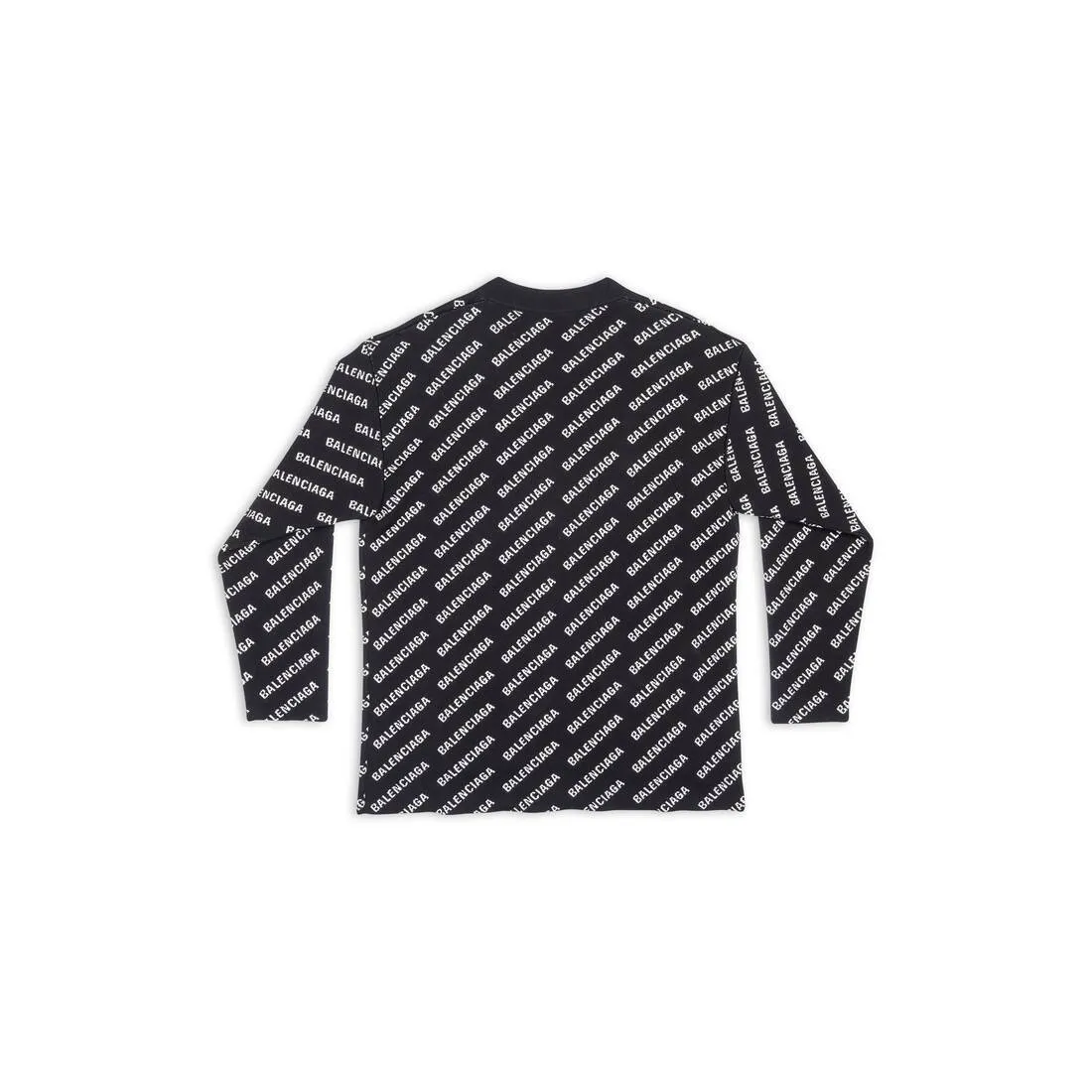 Balenciaga Monogram Shirt - Long Sleeve Cotton Party Style