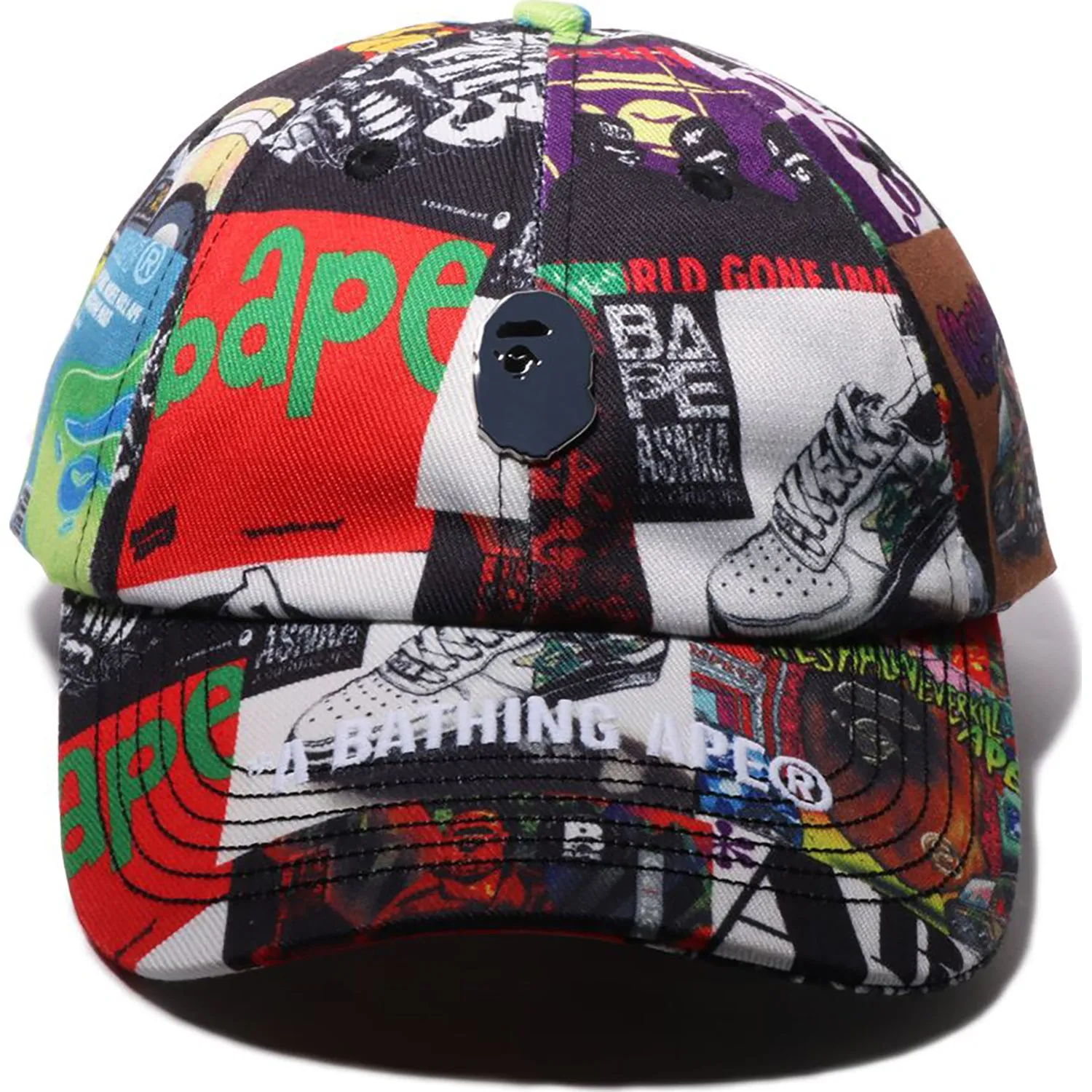 Mens BAPE ALBUM Monogram Baseball Cap