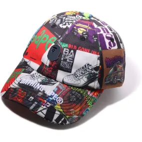 Mens BAPE ALBUM Monogram Baseball Cap