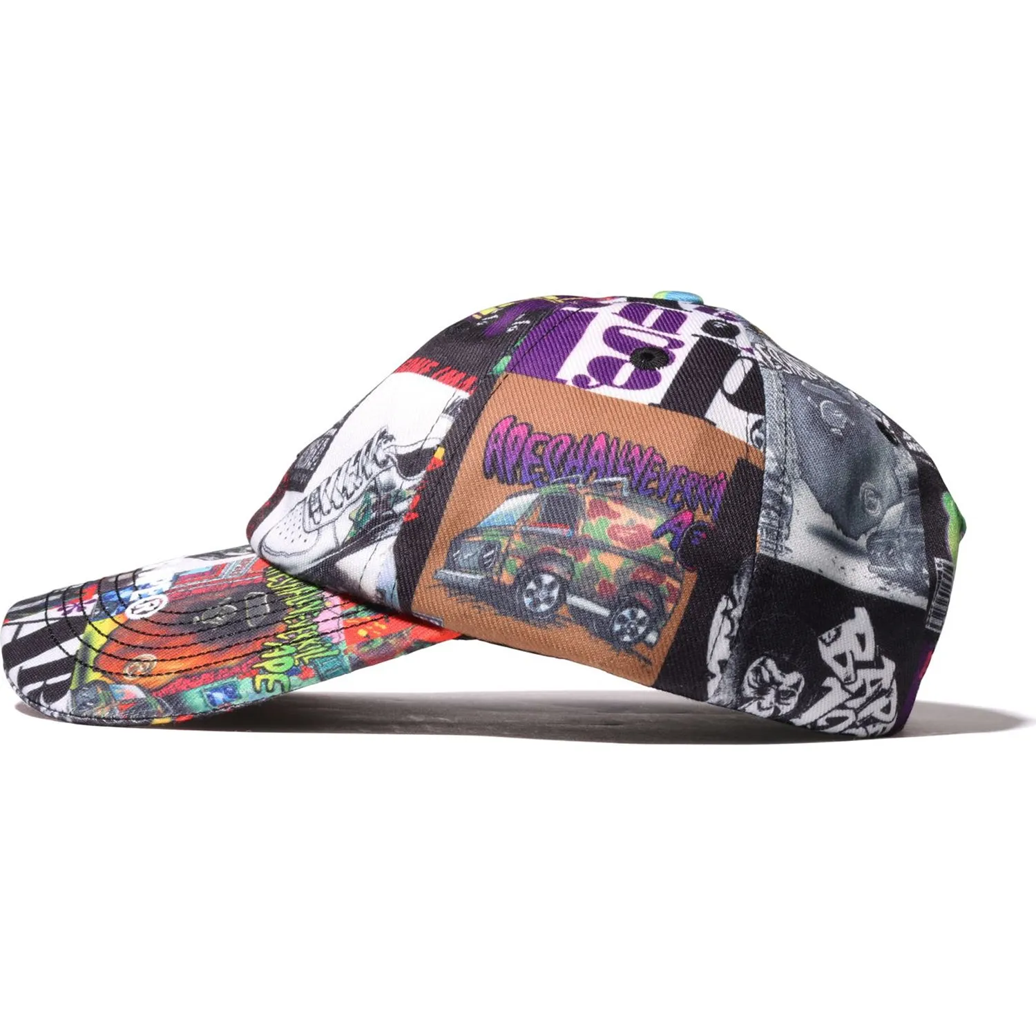 Mens BAPE ALBUM Monogram Baseball Cap