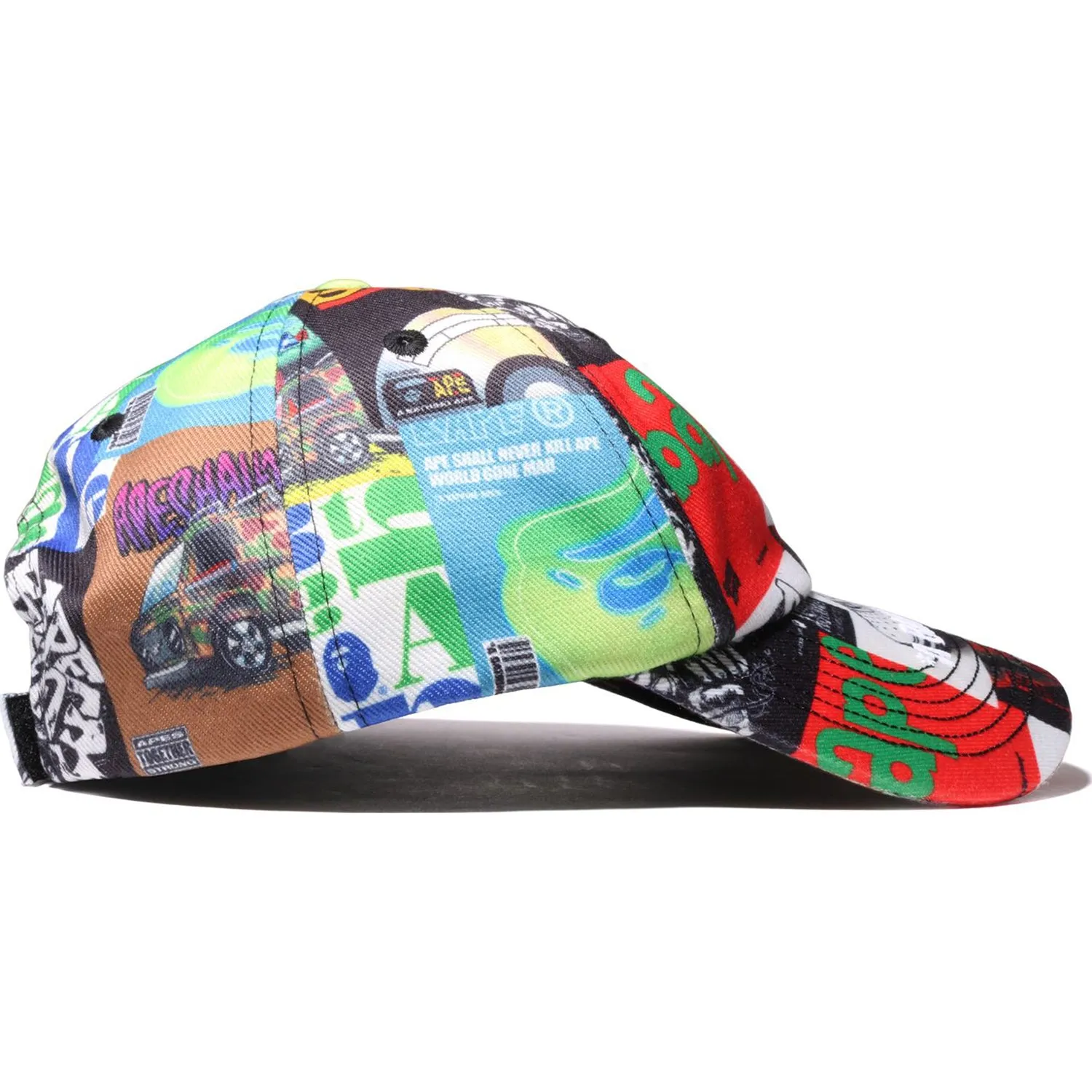 Mens BAPE ALBUM Monogram Baseball Cap