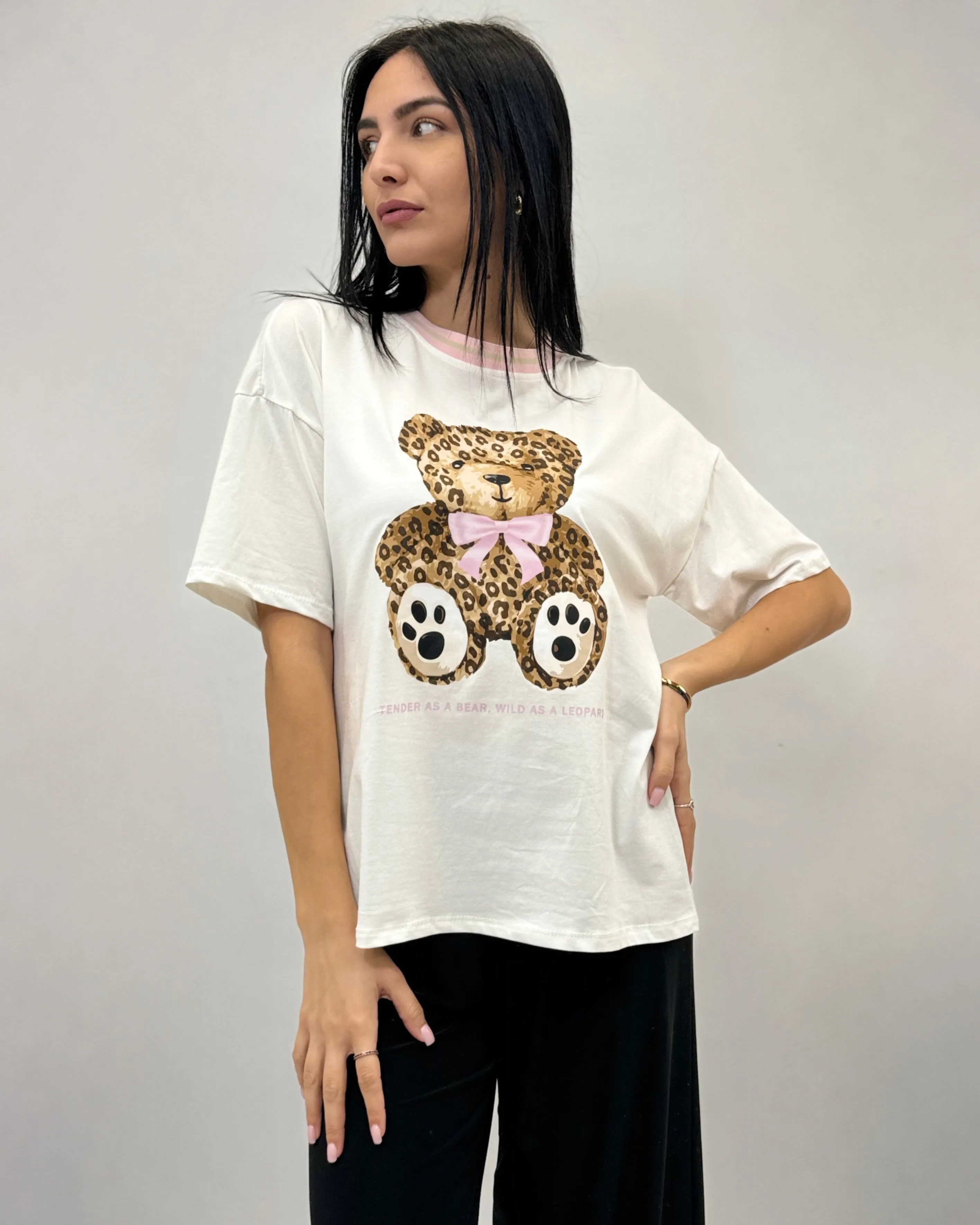 Bear Print T-shirt