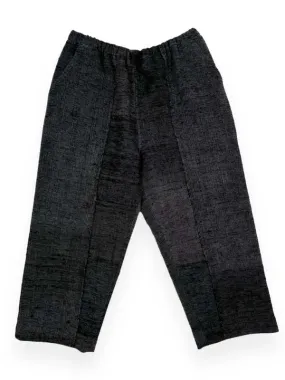 Black Panel Trousers