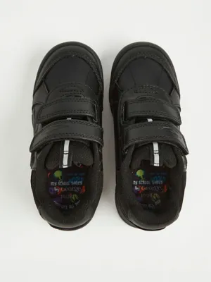 Black Space Light Up School Shoes by George at ASDA