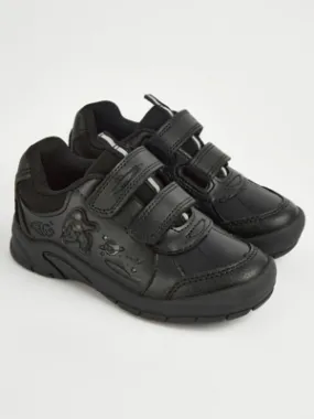 Black Space Light Up School Shoes by George at ASDA