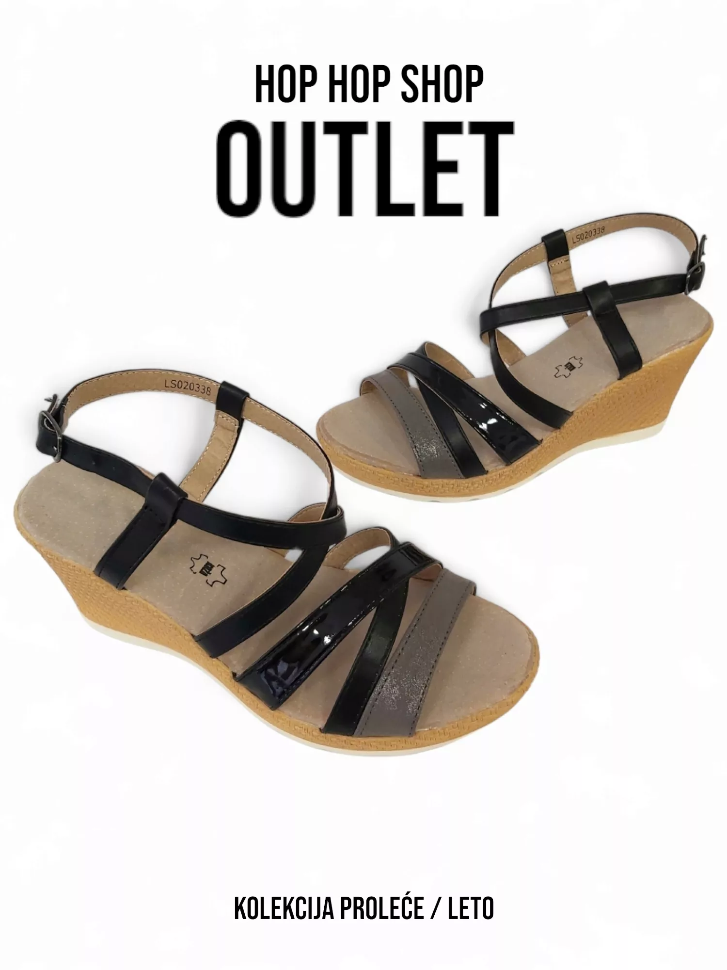 Black Women's Sandals LS020338