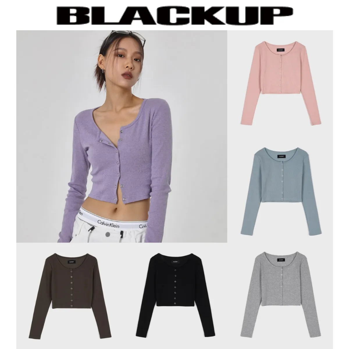 Street Style Plain Cardigans by BLACKUP