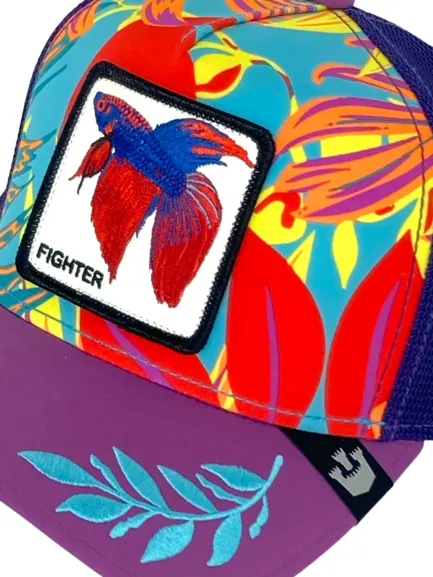 Multicolor Fighter Cap.