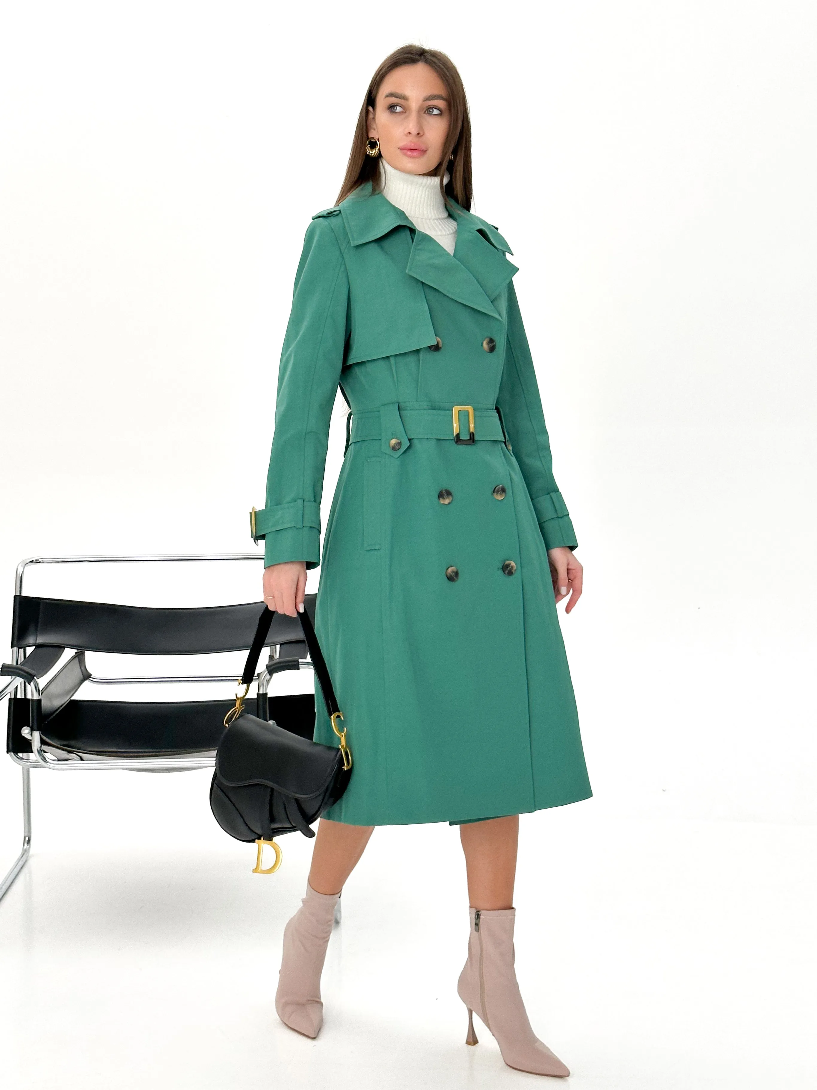 Capri Classic Trench Coat - Women's Outerwear