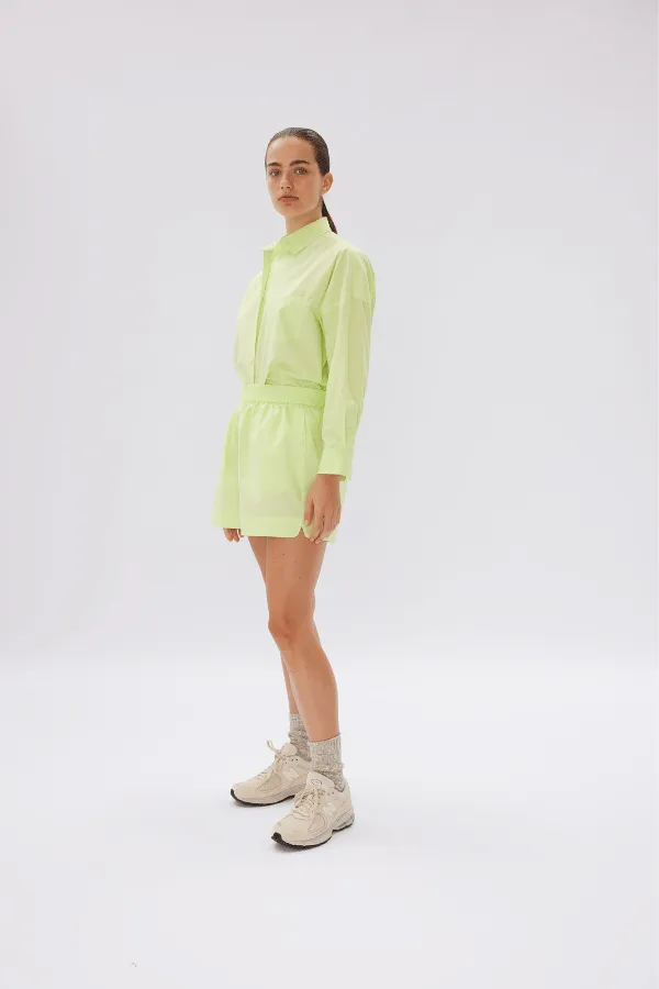 Chiara Matcha Green Shorts