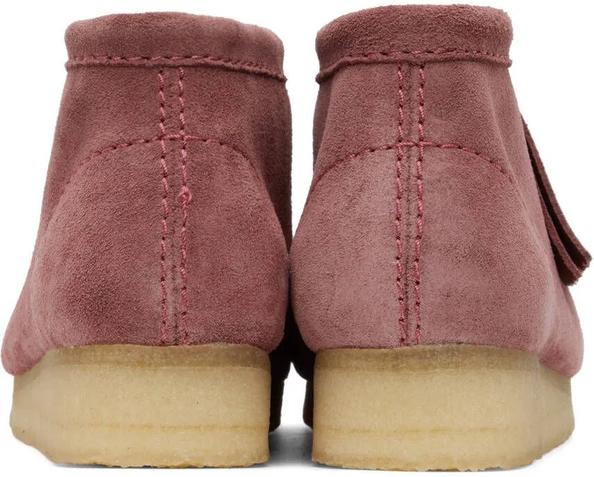 Clarks Originals Pink Wallabee Boots