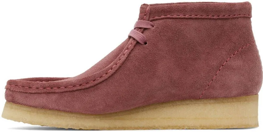 Clarks Originals Pink Wallabee Boots